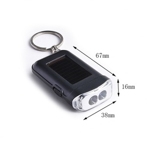 Regalos Promocionales en Oferta, Linterna LED Solar Creativa Personalizada de Alta Calidad, Llavero Portátil - Product Image 2