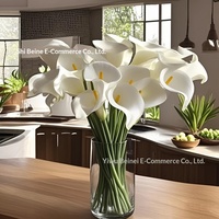 YHM Mini Bouquet de Calla Artificielles Bohèmes Imprimées en 3D pour Mariage, Décoration Intérieure et Accessoire Photo