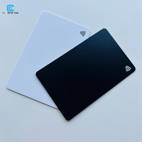 CR80 空白 NFC PVC 卡，可定制徽标，符合 ISO 14443A 标准，适用于酒店钥匙、会员卡和数字名片