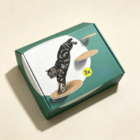 Boîte d'emballage biodégradable personnalisée avec logo, boîte de colisage en carton ondulé pour l'expédition d'articles pour animaux de compagnie