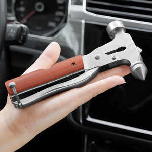 Martillo de Emergencia Chongteng de Acero Inoxidable Rojo, Herramienta para Romper Ventanas de Auto, 390g - Product Image 2