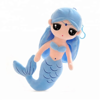 Hermosas muñecas de sirena, juguetes de peluche personalizados, proveedor suave, muestra gratis de alta calidad, buenos regalos para niños
