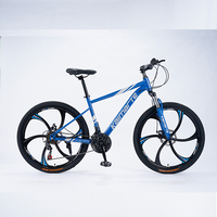 Chine usine vend vélo en alliage d'aluminium matériel montagne DOUBLE FREIN À DISQUE vélos 21 vitesses 26 pouces vtt vélo à bas prix