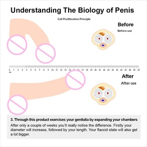 Pompe à pénis rechargeable USB en silicone, étanche IPX6, pour l'agrandissement et l'entraînement, sensation de toucher réel, écologique, sans effets secondaires - Product Image 3