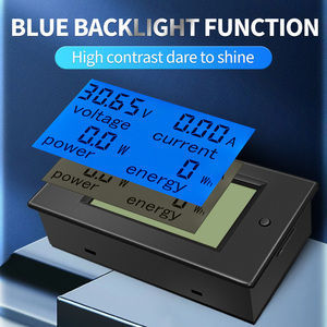 Peacefair PZEM-051 4in1 8-100V LCD hiển thị kỹ thuật số Vôn kế Ampe kế năng lượng mặt trời bảng điều khiển điện DC năng lượng mét 50A Shunt - Product Image 3