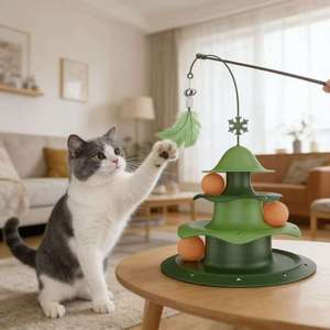 Giocattolo Interattivo per Gatti Petop Factory, Piattaforma Girevole con Design Cartoon, Allevia la Noia e l'Ansia dei Gatti da Interno - Product Image 5