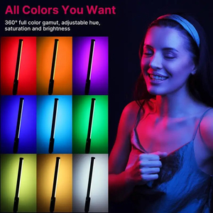 Ulanzi VL119 Tube de poche RGB <span class=keywords><strong>pour</strong></span> Studio salle de jeu vidéo film Vlog <span class=keywords><strong>Tiktok</strong></span> photographie Led bâton lumière <span class=keywords><strong>lampe</strong></span> <span class=keywords><strong>pour</strong></span> iPhone 15 - Product Image 2