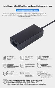 <span class=keywords><strong>Cargador</strong></span> de Batería de Litio de 36V 2A para Scooter Eléctrico de 36 Voltios, Adaptador de Corriente de Iones de Litio para Bicicleta Eléctrica, Carga Rápida de Alta Velocidad, CE - Product Image 4