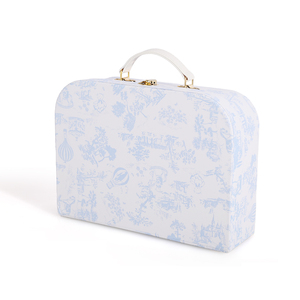 Scatola Regalo Riciclabile Fatta a Mano con Logo Personalizzato, <span class=keywords><strong>Set</strong></span> Valigia per Neonati con Manico in Metallo - Product Image 1