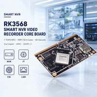 Carte mère d'enregistreur vidéo NVR intelligent 1 TOPS NPU 4K H.265 Décodage MIPI CSI 4 voies Double Gigabit EMMC RK3568 Système sur module SMARC