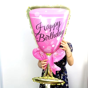 Set de Globos de Aluminio con Forma de Botella de Champán - para Decoraciones de Fiestas de Cumpleaños y Bodas - Product Image 3