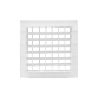 Grille d'aération réglable double couche en ABS, grille de climatisation anti-condensation de style ancien, sortie d'air pour climatiseur (alimentation et retour)