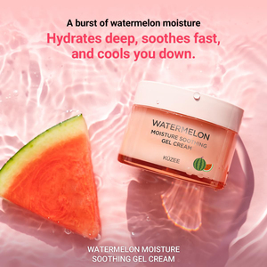 Crème hydratante pour le visage quotidienne, gel crème hydratant apaisant et rafraîchissant à la pastèque, pour un effet repulpant - Product Image 2