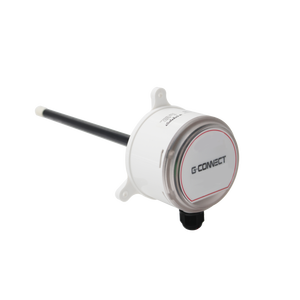 Émetteur de capteur de vitesse du vent monté sur conduit 4-20mA 0-10V Plage réglable sans affichage pour salle blanche - Product Image 2