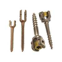 Pièces OEM de vis en titane avec tête à profil bas matériau titane chirurgical cnc vis d'usinage prix fixation plaques chirurgicales