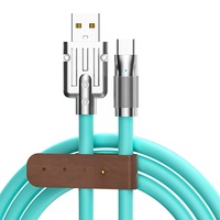 Câble USB Type-C de charge ultra-rapide 6A en silicone et alliage d'aluminium, directement de l'usine, pour téléphone portable, appareil photo et ordinateur