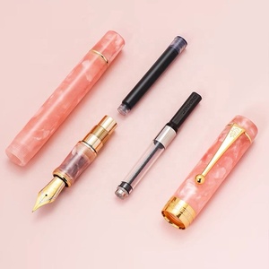 Jinhao Century 100 Iridium Nib <span class=keywords><strong>Sakura</strong></span> Pink Acrílico Fine Point Caligrafía escritura Pluma estilográfica con tapa de rosca - Product Image 3
