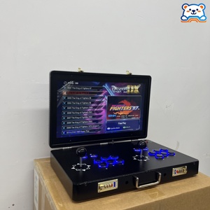 Console de <span class=keywords><strong>Jeu</strong></span> d'Arcade Portable 29800+ Jeux Classiques HD 21 Pouces avec Joystick Rétro pour Jeux de <span class=keywords><strong>Combat</strong></span>, en Métal, Version Anglaise - Product Image 2
