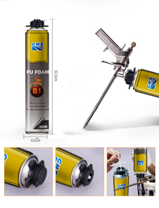 Gns B1 chống cháy phun PU bọt mở rộng xây dựng bọt cho cửa sổ và cửa - Product Image 6