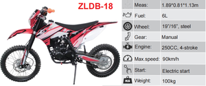 Moto Cross Super <span class=keywords><strong>Pocket</strong></span> Bike Manuelle Hors Route 150CC 200CC 250CC - Product Image 5