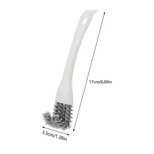 Kit de barbacoa multifuncional, cepillo de limpieza para parrilla, cepillo con gancho en forma de V y raspador, utensilio de cocina, 1 ud. - Product Image 6