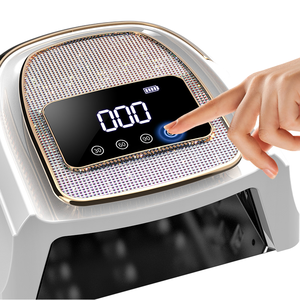 Rechargeable UV LED Nail <b>Lamp</b> Automatic Gel Polish Dryer Plastic Nail Curing <b>Lamp</b> <b>with</b> Battery - Product Image 2