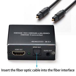 HDMI <span class=keywords><strong>Audio</strong></span> Extractor Ultra HD 4K x 2K HDMI a HDMI SPDIF/Toslink Óptico Salida de <span class=keywords><strong>Audio</strong></span> de 3,5 mm para PS3 PS4 BLU-Ray DVD Xbox T - Product Image 3