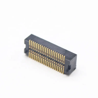 Muestras gratis espaciado 0,5 Mm 0,8 Mm 1,0 Mm macho hembra altura del cabezal 4,0 5,0 6,0 3,0 posiciones 8p-100pin conectores de placa a placa