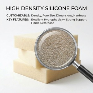 Cuscino in Schiuma di Silicone a Celle Aperte <span class=keywords><strong>per</strong></span> <span class=keywords><strong>Divano</strong></span> da Esterno, Morbido, Resistente alle Alte Temperature, Traspirante, Anti-Decubito - Product Image 1
