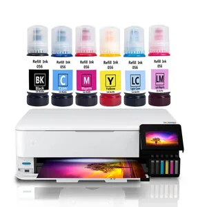 Inchiostro Ricaricabile per <span class=keywords><strong>Epson</strong></span> 056 057 107 108, Compatibile con Stampanti <span class=keywords><strong>Epson</strong></span> L8058 L18058 L8050 L18050 L18100 - Product Image 2