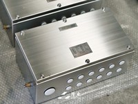 Boîtier de commande antidéflagrant industriel SS316 IP66 Ex Eb IIC T6 Gb DC24V 5A, boîtier de jonction électrique mural CE