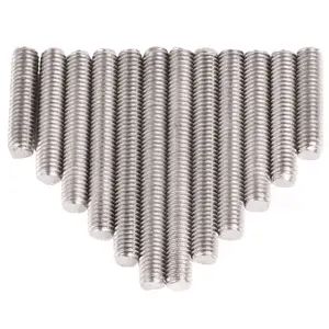 Tùy Chỉnh Thép Nhẹ Stud Bolt Màu Xanh Kẽm Mạ Threaded Rod Tất Cả Các Chủ Đề Rod M8 M10 M12 Thép Không Gỉ Hoàn toàn Threaded Thanh Fastener