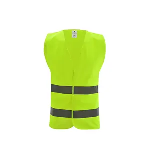 Gilet di sicurezza catarifrangente da costruzione colorato gilet riflettente con nastro riflettente