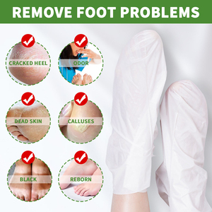 Máscara Exfoliante para <span class=keywords><strong>pies</strong></span>, <span class=keywords><strong>mascarilla</strong></span> exfoliante de marca privada, coreana, para reparación de talón, Spa - Product Image 6