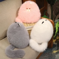 Nouvelles Idées de Produits Jouet de Chat Persan Blanc en Peluche Douce pour Enfants Bébé Poupée Animal en Peluche avec Doublure en Coton PP pour Soulager le Stress