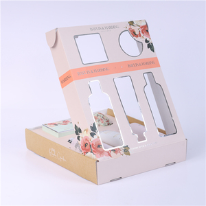 Boîte-cadeau d'estampage à chaud pliable personnalisé en papier ondulé intérieur avec papier intérieur - Product Image 6