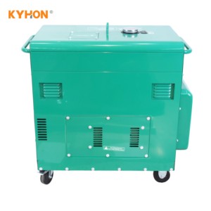 Factory Direct Spot Automatic Super Silent 400V 230V Generators Portable Type Genset Wheels Remote Control 50/60Hz KDF8500T(-3/- - Product Image 5