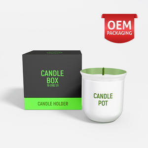 Boîte d'emballage de bougies OEM avec logo personnalisé Boîtes imprimées haut de gamme pour bougies parfumées - Product Image 1