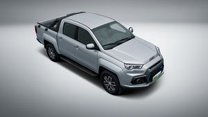 Véhicule à énergie nouvelle Jiang Ling <span class=keywords><strong>Yu</strong></span> <span class=keywords><strong>Hu</strong></span> EV Van Pickup Voiture électrique Pick-up 2022 Nouvelle conception Pick-up convertible - Product Image 3