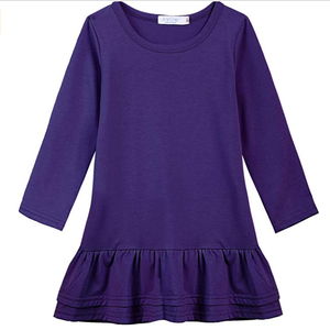 Abito da festa per bambine Lilt Little Girls, ultra morbido, con maniche a farfalla, fatto a mano all'uncinetto, in maglia di cotone, modello estivo per bambini, immagini del design. - Product Image 3