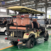 Voiturette de golf électrique 6 places tout-terrain avec batterie au lithium pour le camping et la chasse, pour adultes, personnalisable directement en usine