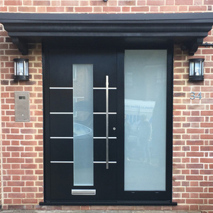 Puertas de entrada frontal modernas de lujo <span class=keywords><strong>NOCO</strong></span>, puerta de entrada de seguridad frontal exterior antirrobo a prueba de balas, puerta frontal interior de alta calidad - Product Image 5