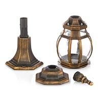Lampadaire de jardin extérieur étanche IP44, homologué CE ROHS, pour portail et éclairage de jardin