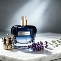 Exclusivo y Creativo Frasco de Perfume de Cristal Transparente de 50ml 100ml, con Atomizador y Caja de Empaque
