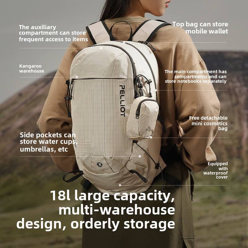 Pelliot Waterproof Hiking Backpack Large Capacity Trekking Bag
