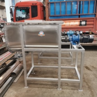 Mélangeur à pales horizontales en U pour poudres, machine de mélange de qualité alimentaire pour assaisonnements et poudres protéinées