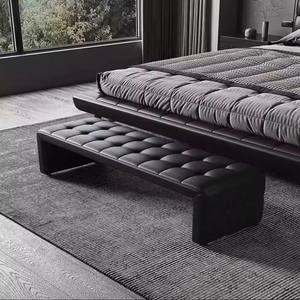 <span class=keywords><strong>Banc</strong></span> à chaussures moderne haut de gamme pour l'entrée d'un <span class=keywords><strong>petit</strong></span> appartement, en <span class=keywords><strong>bois</strong></span> durable avec revêtement en cuir - Product Image 1