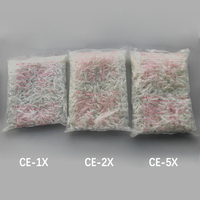 Connecteur de buse de lait ignifuge en nylon à sertir à extrémité fermée CE1X CE2X CE5X, pack de 1000 pièces