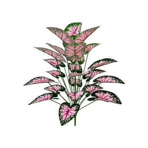 เต่าปลอมสำหรับตกแต่งบ้าน taro ใบไม้ปลอมสีเขียวพืชภูมิทัศน์สวน - Product Image 6