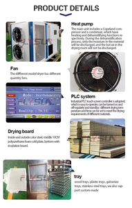 Horno de Secado de Carne y Frutas por Circulación de Aire Caliente, Deshidratador Comercial de Acero Inoxidable Eficiente, Universal para Frutas y Carnes - Product Image 5